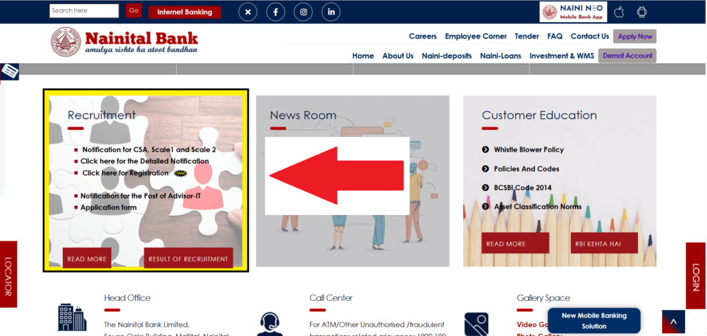 How to Apply Nainital Bank Recruitment 2025-26 Online?