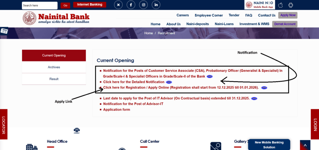 How to Apply Nainital Bank Recruitment 2025-26 Online?