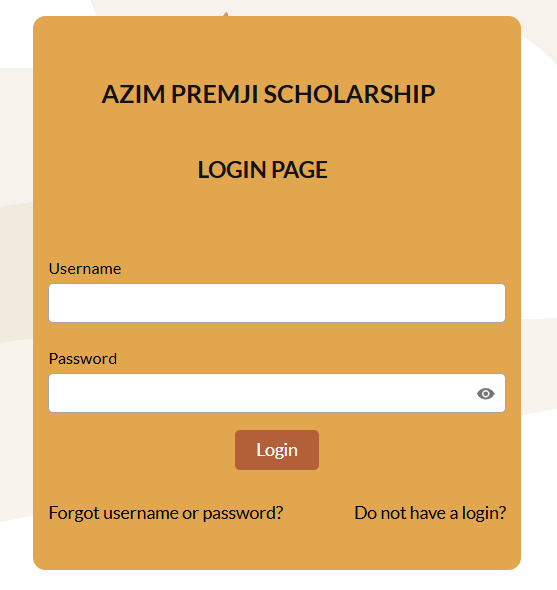 Application Process of Azim Premji Scholarship 2025