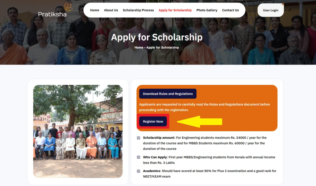 Registerfor Pratiksha Trust Scholarship 2025
