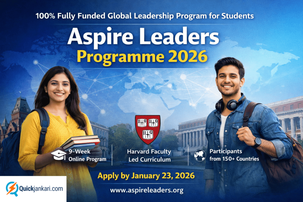 Aspire Leaders Programme 2026 Fully Funded Global Leadership Program for Students